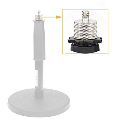 CAMVATE 5/8"-27 Female to 1/4"-20 Male Microphone Screw for Camera Monitor