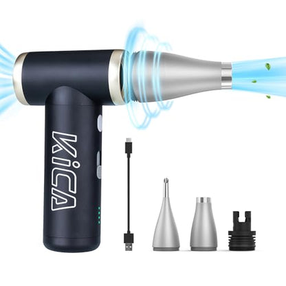 KiCA Jet Fan 2S Electric Air Duster, 117000RPM Cordless Turbo Mini Blower