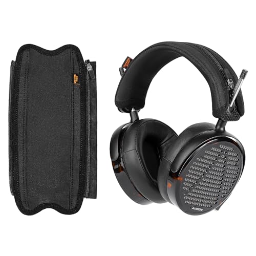 LCD-5 Headband Cover Compatible with Audeze LCD-5 Headphones Thicker Sports Fabric Replacement Headband Cushion Pad Cover Headphone Headband Protector (Black)
