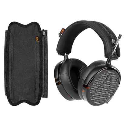 LCD-5 Headband Cover Compatible with Audeze LCD-5 Headphones Thicker Sports Fabric Replacement Headband Cushion Pad Cover Headphone Headband Protector (Black)