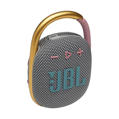 JBL Clip 4 - Portable Mini Bluetooth Speaker - Grey (Renewed) - color: Grey