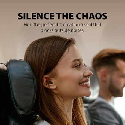 Avantree Sky Ace - Wireless Earbuds with Airplane Adapter | Plug-and-play travel earbuds with flight adapter, noise cancellation, and.