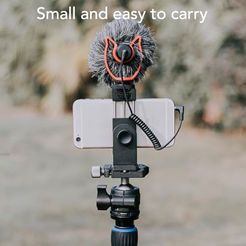Zopsc USB Noise Reduction Condenser Mic for Camera | Plug and Play Camera Microphone, Aluminum Alloy Shotgun Mic, Lavalier Mic Alternative for Camcorder, Smartphone Recording