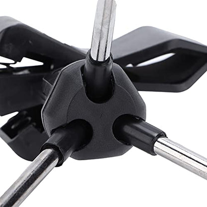 Desktop Mic Holder Microphone Stand Foldable Portable Angle Adjustable Tripod Bracket