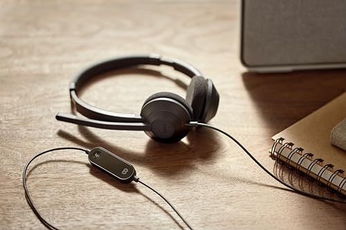 Cisco Headset 321 USB-C, Wired Single On-Ear Headphones, Webex Controller with USB-C, Carbon Black, 2-Year Limited Liability Warranty (HS-W-321-C-USBC) - style: Professional