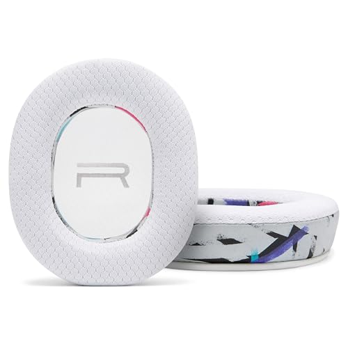 WC Freeze Rig 600/700/800/900 - Cooling Gel Earpads for RIG 600 Pro, RIG 700 HX, RIG 800 Pro, RIG 900 Max by Wicked Cushions - Boost Comfort, Thickness, & Sound Isolation for Epic Gaming | 90's White - color: 90's White