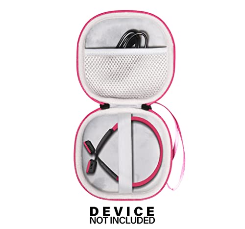 Bone Conduction Headphone Case for Aftershokz Aeropex, Trekz Air, Bluez 2, 2S, KSCAT, Sades, DIGICare, Allmity, Shokz OpenRun, OpenRun Pro/Mini, OpenMove - color: Pink