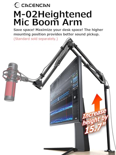 M05 Boom Arm, 360° Rotatable Microphone Stand with Desk Mount (QuadCast Adapter) - color: QuadCast Adapter