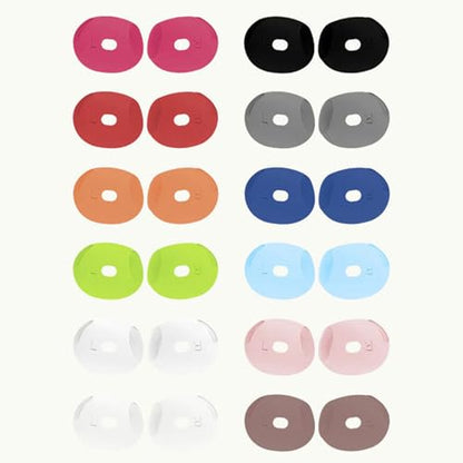 Protective Cover Ear Tips Case for Dedicated Earbuds Soft Silicone Sleeve Perfectly Fit Scratch Resistance Shock - color: mint green