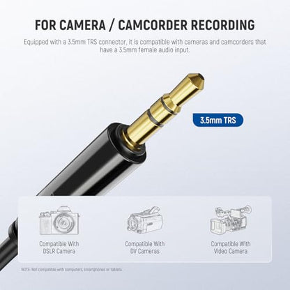 Neewer Lavalier Lapel Microphone (2 Pack), Omnidirectional Condenser Wired Clip On Lav Mic for Stage YouTube Live Streaming Compatible with Rode Wireless GO II 2 DJI Wireless Mic Transmitter, CM5 - style: 2 Pack