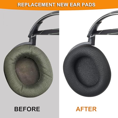 Defean Earpads for SteelSeries Arctis 7/9 (Not Fit Nova)-Black - color: Black