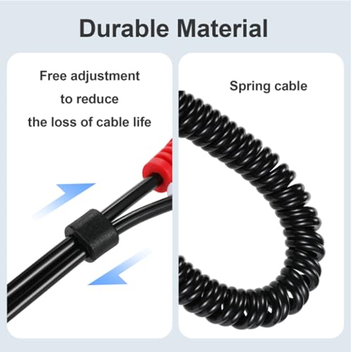 6.35mm Male to 2 RCA Stereo Audio Cable 2.6FT for Mixer Amp Speaker | 6.35mm 1/4 Inch TRS Male to 2 RCA Male Y Splitter Adapter Cord, 0.8M Stereo Audio Cable for Guitar, Amplifier, Home Theate