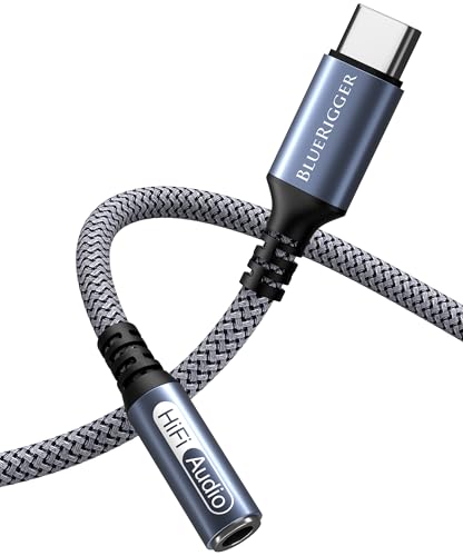 BlueRigger 3FT Female AUX to USB C Adapter - USB C to 3.5mm Audio Adapter Cable - Compatible with Phone, Tablet, Laptop - size: 36 in