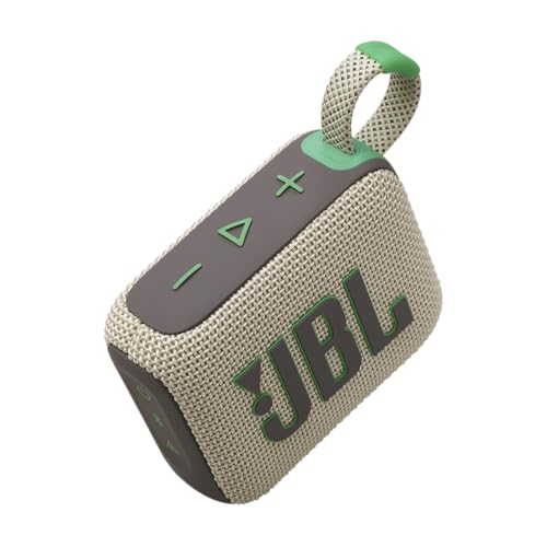 JBL Go 4 - Ultra-Portable Bluetooth Speaker - Sand | Ultra-portable JBL Pro Sound with punchier bass, Up to 7 hours of playtime plus 2 hours with Playtime Boost - color: Sand