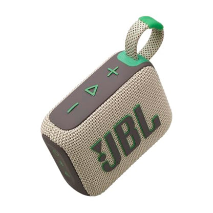 JBL Go 4 - Ultra-Portable Bluetooth Speaker - Sand | Ultra-portable JBL Pro Sound with punchier bass, Up to 7 hours of playtime plus 2 hours with Playtime Boost - color: Sand