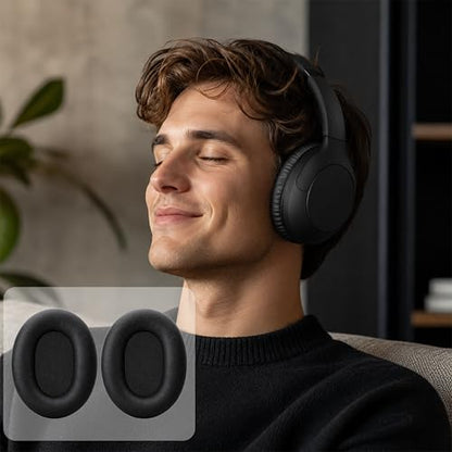 Replacement Ear Pads for Sony WH-XB900N/WH-CH710N/WH-CH720N/WH-RF400/MDR-RF895RK Headphones, Extra Thick Ear Cushions with Protein Leather＆Memory Foam - color: Gray