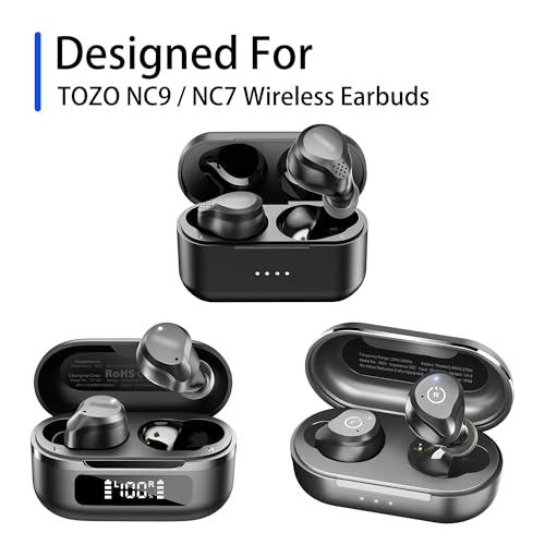 Replacement Foam Ear Tips for TOZO NC9 / NC7 Earbuds | Ultimate Comfort, 3 Pairs (S/M/L)