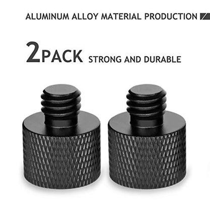 Mic Stand Adapter 5/8 Female to 3/8 MaleThread Screw, 5/8 to 3/8 Adapter for Microphone Stand Mount to Camera Tripod Converter Screw 2 Pack - size: 3/8 2pc