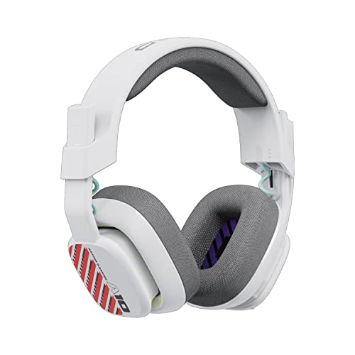Astro A10 Gaming Headset Gen 2 Wired Headset, Over-Ear Gaming Headphones, Lightweight & Damage Resistant, Flip-to-Mute Microphone, 32 mm Drivers, Compatible with PS5, PS4, Nintendo Switch, PC - White