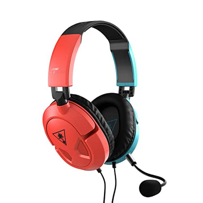 Turtle Beach Recon 50 Gaming Headset - Xbox Series X, Xbox Series S, Xbox One, PS5, PS4, PlayStation, Mobile & PC with 3.5mm - Removable Mic, 40mm Speaker, Red And Blue - color: Red / Blue