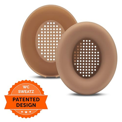 WC SweatZ Studio Pro - Patented Silicone Earpad Covers for Beats Studio Pro | Made by Wicked Cushions | Sweatproof & Easily Washable | Dune - color: Dune