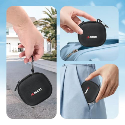 RLSOCO Carrying Case for JBL Endurance Peak 4 True Wireless Noise Cancelling Sport Earbuds (Case Only)