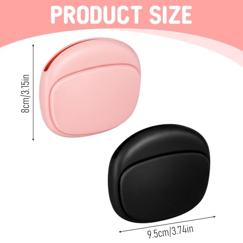2 Pcs Wired Headphone Case, Silicone Wired Headphone Organizer, Soft Pouch Earphone Storage Case for Storing Earphones Earbud Data Cable Keys Lipstick