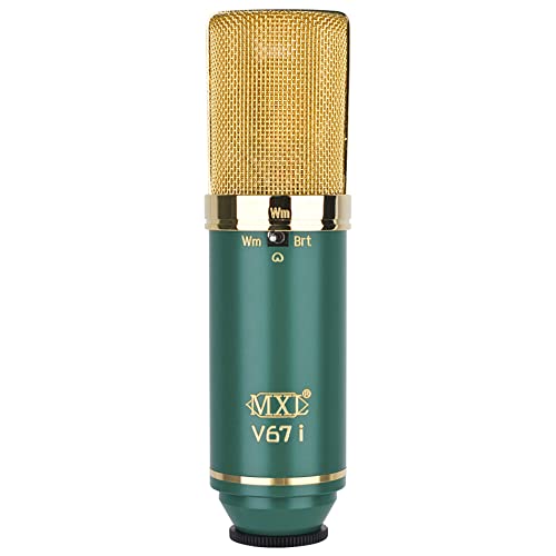 MXL V67I FET Condenser Microphone | Microphone w/ Dual-Sided Capsule Tuned for Warm and Bright Voicing - style: MXL V67I