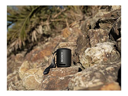 Sony - Compact & Portable Waterproof Wireless Bluetooth Speaker with Extra BASS - Black - color: black