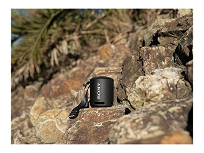 Sony - Compact & Portable Waterproof Wireless Bluetooth Speaker with Extra BASS - Black - color: black