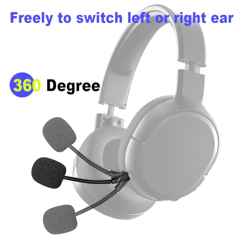 Replacement Gaming Microphone - Compatible with Logitech G PRO X2, G PRO X Wireless, and G Pro Wired Gaming Headsets, Detachable, Advanced Noise Cancellation
