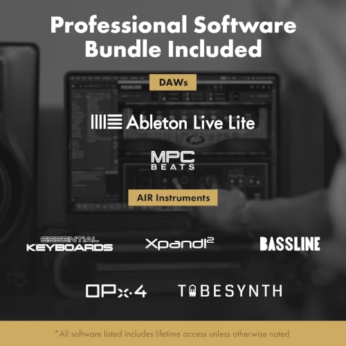 M-AUDIO M-Track Duo HD USB-C Audio Interface | 2 XLR/TRS Inputs, 2 TRS Outputs, 24-Bit/192kHz, Software Suite, for Production and Recording - size: HD Audio Interface, style: Interface Only