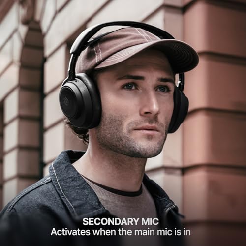 SteelSeries Arctis Nova Elite - Hi-Res Wireless Gaming Headset — 96kHz/24bit — Carbon Fiber Speakers — ANC — AI Noise Rejection — App — 2.4GHz + BT — Multi-Source Mix — OmniPlay PC+PlayStation+Xbox - color: Obsidian