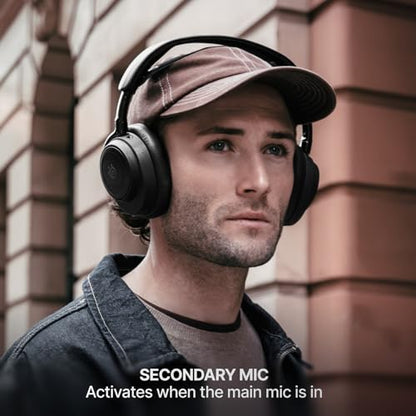 SteelSeries Arctis Nova Elite - Hi-Res Wireless Gaming Headset — 96kHz/24bit — Carbon Fiber Speakers — ANC — AI Noise Rejection — App — 2.4GHz + BT — Multi-Source Mix — OmniPlay PC+PlayStation+Xbox - color: Obsidian