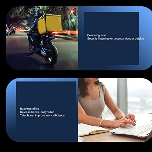 Bluetooth Earpiece, Single Ear Earphone, Hands Headset with LED Display, Voice Control for Driving Business
