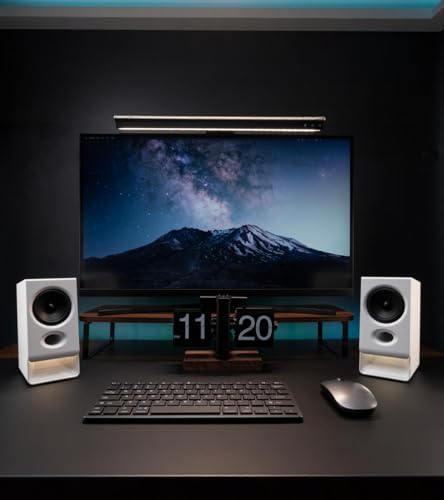 Edifier R20BT Computer Speakers, Touch Controls, AUX & USB-C Inputs, White | 2.75" Full-Range Drivers, Bluetooth 6.0, Headphone Jack, Custom Ambient Light & Sound Profiles via APP - color: White