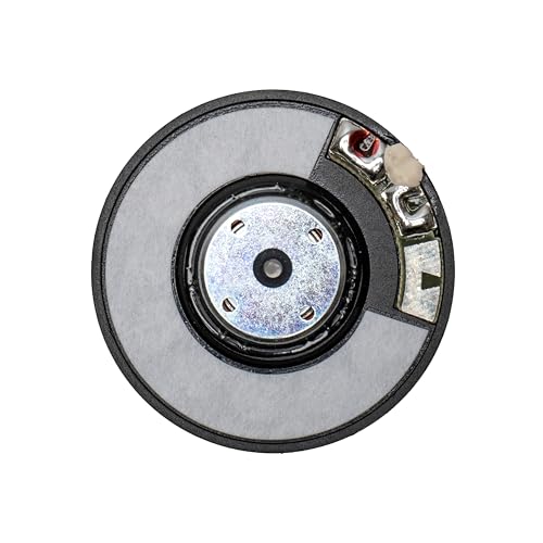 Titanium Diaphragm Headphone Speaker Driver - Compatible with Logitech G Pro X, AKG K371 K361 K545, Sennheiser HD380 PRO, Hyperx Cloud Revolver Headphones - 50mm Diameter, 32 Ohms Impedance