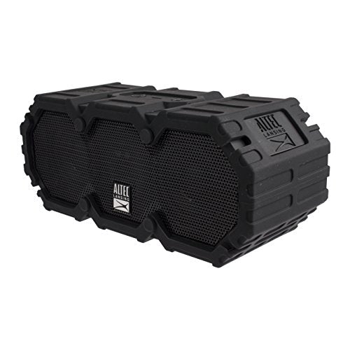 Altec Lansing LifeJacket - Waterproof Bluetooth Speaker, Wireless & Portable Speaker for Travel & Outdoor Use, 30 Hour Playtime & 50 Foot Range, Black - color: Black