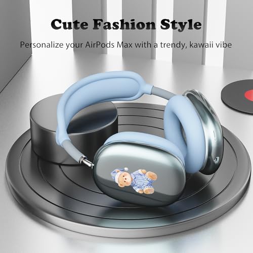 for AirPods Max Headphones Bear Ear Covers for AirPods Max 2 - color: Bear G/Blue