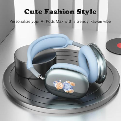 for AirPods Max Headphones Bear Ear Covers for AirPods Max 2 - color: Bear G/Blue