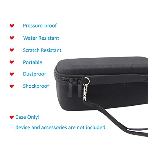 Case for Doss SoundBox Touch Wireless Bluetooth V4.0 Portable Speaker Protective Hard EVA Travel Shockproof Carrying Case Cover Storage Pouch Bag - Black - color: Black