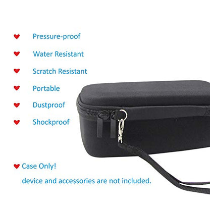 Case for Doss SoundBox Touch Wireless Bluetooth V4.0 Portable Speaker Protective Hard EVA Travel Shockproof Carrying Case Cover Storage Pouch Bag - Black - color: Black