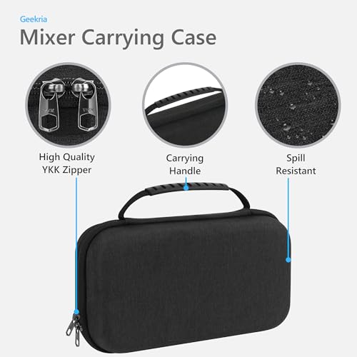 GEEKRIA Hard Shell Travel Case Compatible with Novation Launch Control 3, Audio Mixer Carrying Bag (Dark Gray) - size: 11.8 x 16.5 x 7.5 in.