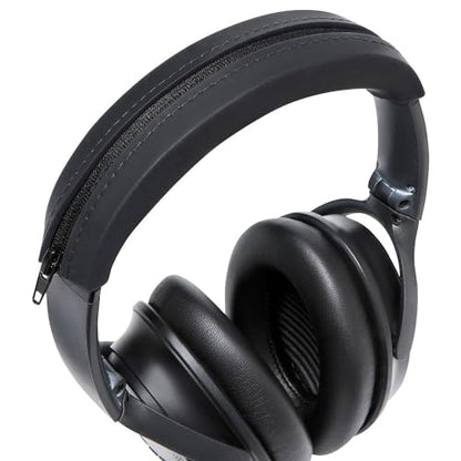 WC BandZ QC35 - Silicone Headband Cover for Bose QuietComfort 35, 35ii & 45 | Made by Wicked Cushions | Also fits QC 2023 & More, Enhanced Style & Sweat Protection | Black - color: Black