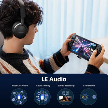 Questyle QCC Dongle Pro2 [MFi Certified] USB-C Bluetooth 6.1 Audio Adapter | Bluetooth Transmitter with LE Audio, LDAC,LHDC,aptX Lossless&aptX-Adaptive,Auracast, Wireless Dongle for PS5/Headphones/PC