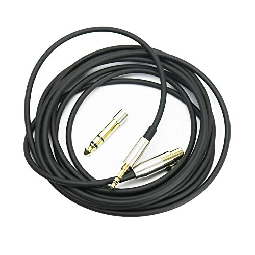 NewFantasia Replacement Audio Upgrade Cable Compatible with AKG K240, K240S, K240MK II, Q701, K702, K141, K171, K181, K271s, K271 MKII, M220, Pioneer HDJ-2000 Headphones 3meters/9.9feet - size: 9.9 ft