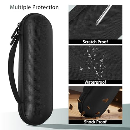 Aenllosi Hard Case for Beats Pill - Speaker Matte Black | EVA case construction, Water-resistant design, Dust-resistant design, Case only - color: Matte Black