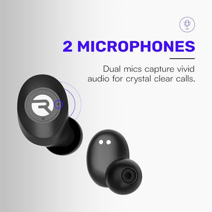 Raycon Everyday Bluetooth Wireless Earbuds with Microphone - Active Noise Cancelling, Sweat & Water-Resistant Earphones, Ear Buds Wireless Bluetooth Up to 32 Hours Playtime (Mint) - color: Mint