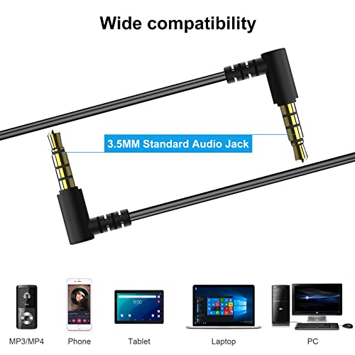 1Mii Wired Earbuds with Microphone and Volume Control, In Ear Headphones Magnetic with Deep Bass, Noise Isolating, High Sound Quality Earphones with 3.5mm Jack for Phone, Android, PC, iPad, MP3(Black)