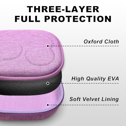 Hard Case for JBL Headphones, Purple | Compatible with JBL Junior 320/ 320BT/Junior 470NC/JR 460NC/ Tune 520BT 510BT 720BT 770NC 670NC/ Live 670NC 770NC Headphone - color: Purple